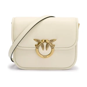 Pinko Skórzana torebka na ramię LOVE BOX