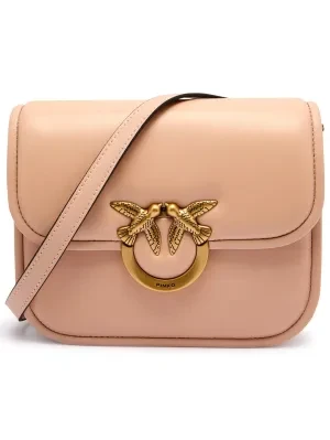 Pinko Skórzana torebka na ramię LOVE BOX