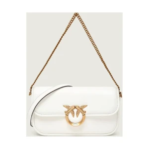 Pinko Skórzana torebka na ramię LOVE BOX