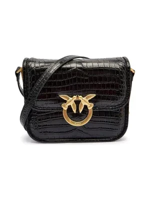 Pinko Skórzana torebka na ramię LOVE BOX BAG FL MINI