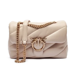Pinko Skórzana torebka na ramię LOVE CLASSIC PUFF