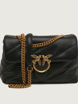 Pinko Skórzana torebka na ramię LOVE CLASSIC PUFF
