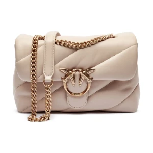 Pinko Skórzana torebka na ramię LOVE CLASSIC PUFF