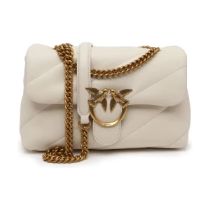 Pinko Skórzana torebka na ramię LOVE CLASSIC PUFF
