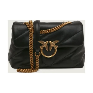 Pinko Skórzana torebka na ramię LOVE CLASSIC PUFF