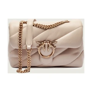 Pinko Skórzana torebka na ramię LOVE CLASSIC PUFF