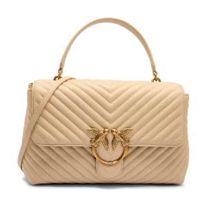 Pinko Skórzana torebka na ramię LOVE LADY PUFF