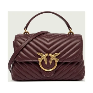 Pinko Skórzana torebka na ramię LOVE LADY PUFF CLASSIC