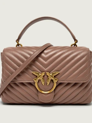 Pinko Skórzana torebka na ramię LOVE LADY PUFF CLASSIC