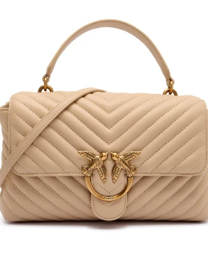Pinko Skórzana torebka na ramię LOVE LADY PUFF CLASSIC