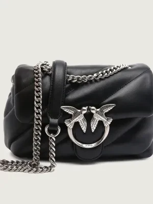 Pinko Skórzana torebka na ramię LOVE MINI PUFF CL PLTT