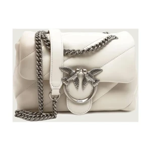 Pinko Skórzana torebka na ramię LOVE MINI PUFF CL PLTT