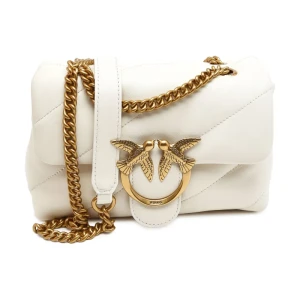 Pinko Skórzana torebka na ramię LOVE MINI PUFF CL PLTT