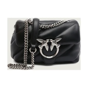 Pinko Skórzana torebka na ramię LOVE MINI PUFF CL PLTT