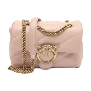 Pinko Skórzana torebka na ramię LOVE MINI PUFF CL PLTT