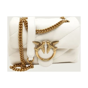 Pinko Skórzana torebka na ramię LOVE MINI PUFF CL PLTT