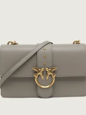 Pinko Skórzana torebka na ramię LOVE ONE