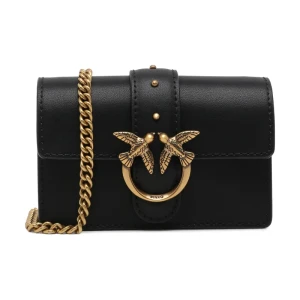 Pinko Skórzana Torebka na ramię LOVE ONE