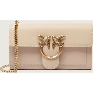 Pinko Skórzana torebka na ramię LOVE ONE