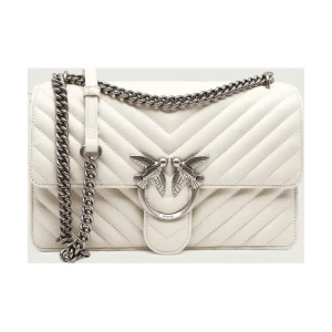 Pinko Skórzana torebka na ramię LOVE ONE