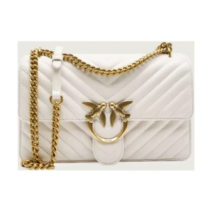 Pinko Skórzana torebka na ramię LOVE ONE