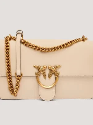 Pinko Skórzana torebka na ramię LOVE ONE CLASSIC