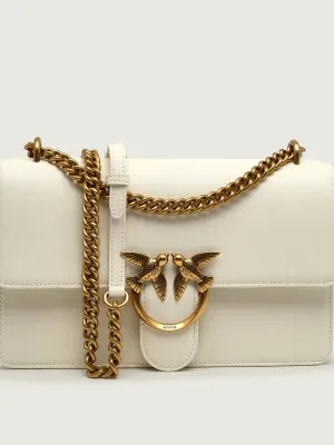 Pinko Skórzana torebka na ramię LOVE ONE CLASSIC