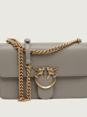 Pinko Skórzana torebka na ramię LOVE ONE CLASSIC