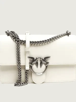 Pinko Skórzana torebka na ramię LOVE ONE CLASSIC