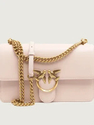Pinko Skórzana torebka na ramię LOVE ONE CLASSIC