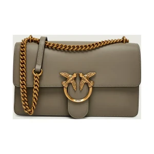 Pinko Skórzana torebka na ramię LOVE ONE CLASSIC