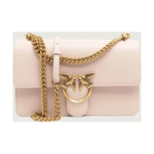 Pinko Skórzana torebka na ramię LOVE ONE CLASSIC