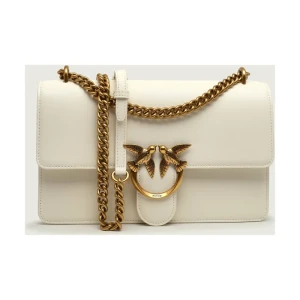 Pinko Skórzana torebka na ramię LOVE ONE CLASSIC