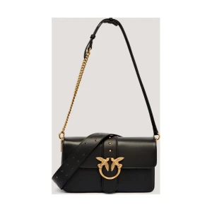 Pinko Skórzana torebka na ramię LOVE ONE CLASSIC