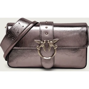 Pinko Skórzana torebka na ramię LOVE ONE CLASSIC