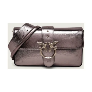 Pinko Skórzana torebka na ramię LOVE ONE CLASSIC