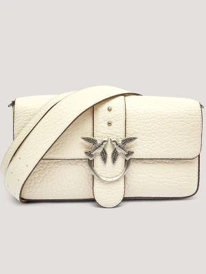 Pinko Skórzana torebka na ramię LOVE ONE CLASSIC SLOUCHY
