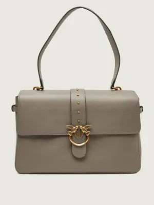 Pinko Skórzana torebka na ramię LOVE ONE EXTRA SLOUCHY