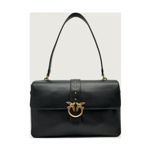 Pinko Skórzana torebka na ramię LOVE ONE EXTRA SLOUCHY