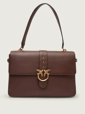Pinko Skórzana torebka na ramię LOVE ONE EXTRA SLOUCHY