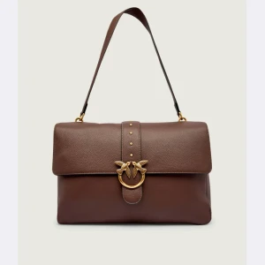 Pinko Skórzana torebka na ramię LOVE ONE EXTRA SLOUCHY BOTTALA