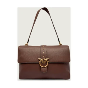 Pinko Skórzana torebka na ramię LOVE ONE EXTRA SLOUCHY BOTTALA
