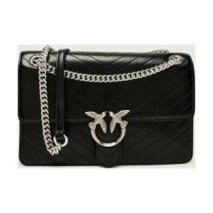 Pinko Skórzana torebka na ramię LOVE ONE LIGHT CLASSIC