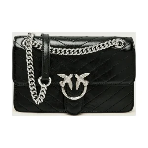 Pinko Skórzana torebka na ramię LOVE ONE LIGHT MINI