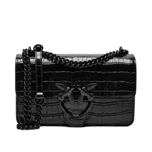 Pinko Skórzana torebka na ramię LOVE ONE MINI