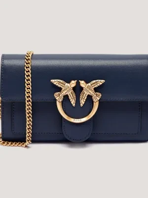 Pinko Skórzana torebka na ramię LOVE ONE MINI