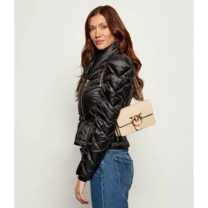 Pinko Skórzana torebka na ramię LOVE ONE MINI