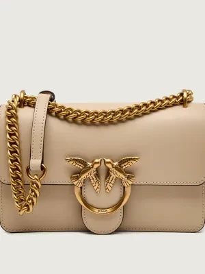 Pinko Skórzana torebka na ramię LOVE ONE MINI