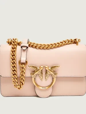 Pinko Skórzana torebka na ramię LOVE ONE MINI