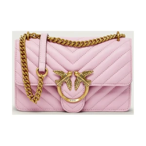 Pinko Skórzana torebka na ramię Love One Mini